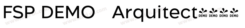 FSP DEMO   Arquitect字体转换